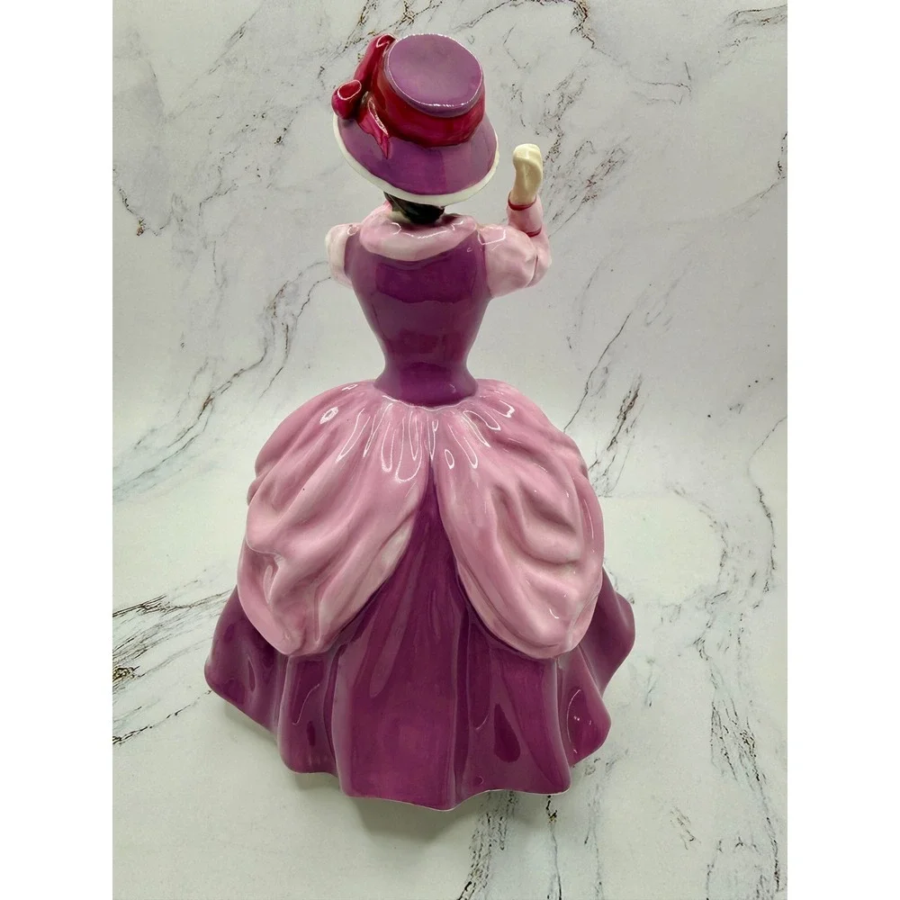 Royal Doulton Lady Pamela HN 2718 Pink Magenta Bone China Figurine England 1973